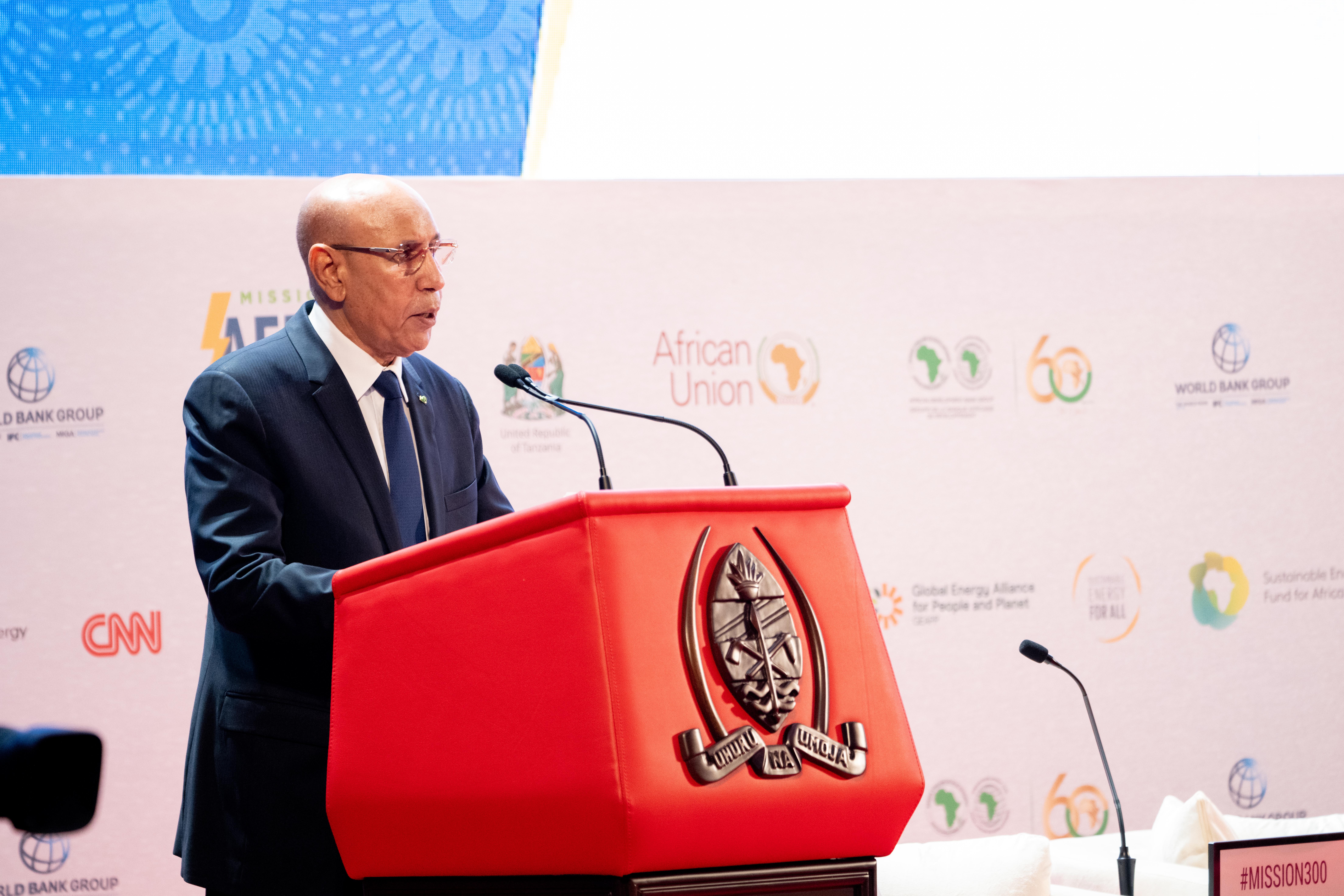Mohamed Ould Ghazouani, chef de l’Etat mauritanien et président sortant de l’Union africaine