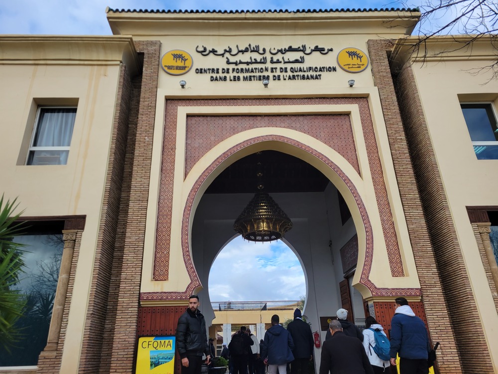 Le Centre de formation artisanale de Fès est fortement ouvert à l'international. 