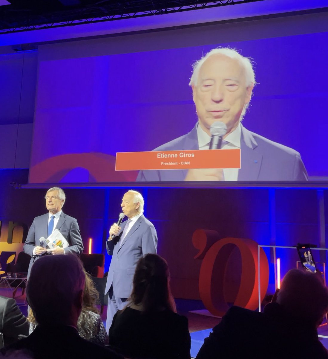 Nicolas Beytout, fondateur et directeur de L'Opinion, ainsi qu'Etienne Giros, président du CIAN, sont les organisateurs du Forum "Investir en Afrique".