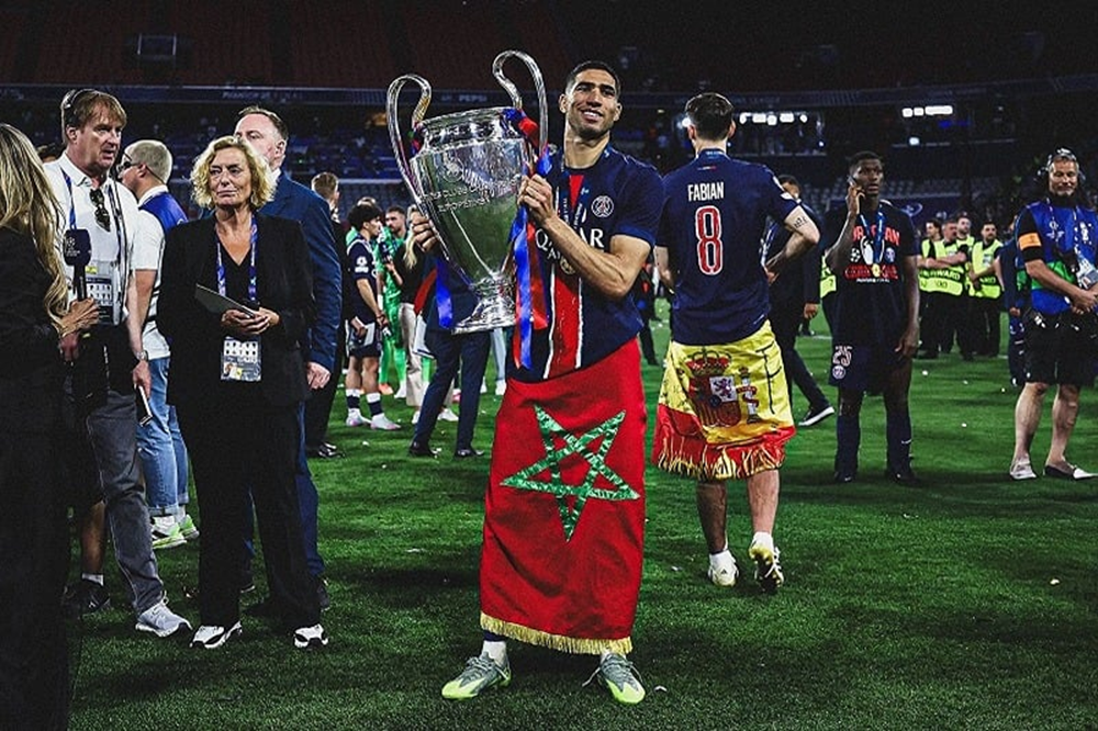 Achraf Hakimi, capitaine du Maroc et latéral du PSG donc, s’est classé 6e du Ballon d’Or 2025.