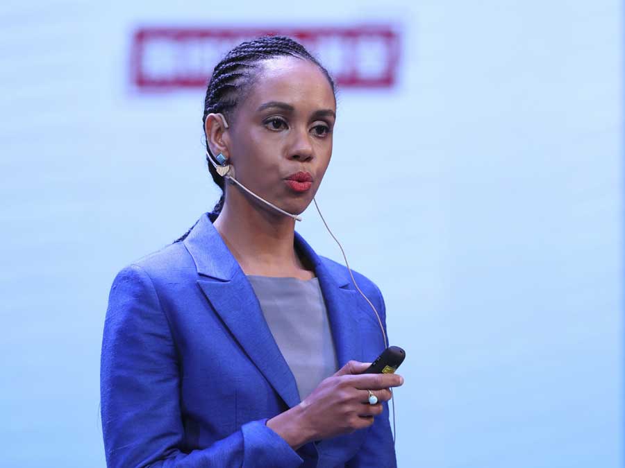 Hannah Ryder, PDG de Development Reimagined, qui a orchestré la venue de 22 créateurs issus de 12 pays africains.