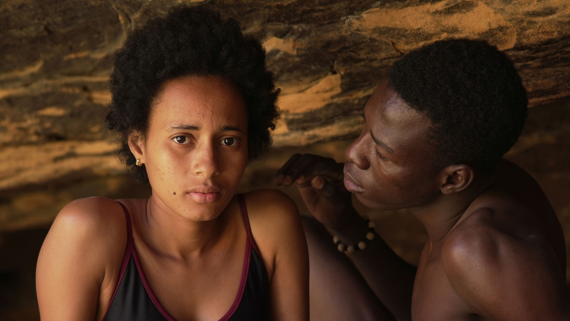 Maimouna Miawama dans une scène du film "Soumsoum, la nuit des astres" de mahamat Saleh Haroun.