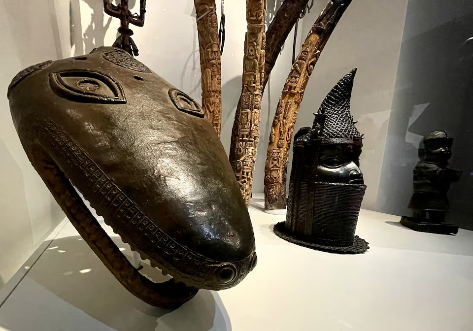 Des bronzes du Bénin au Linden Museum à Stuttgart - Reuters Louisa Off