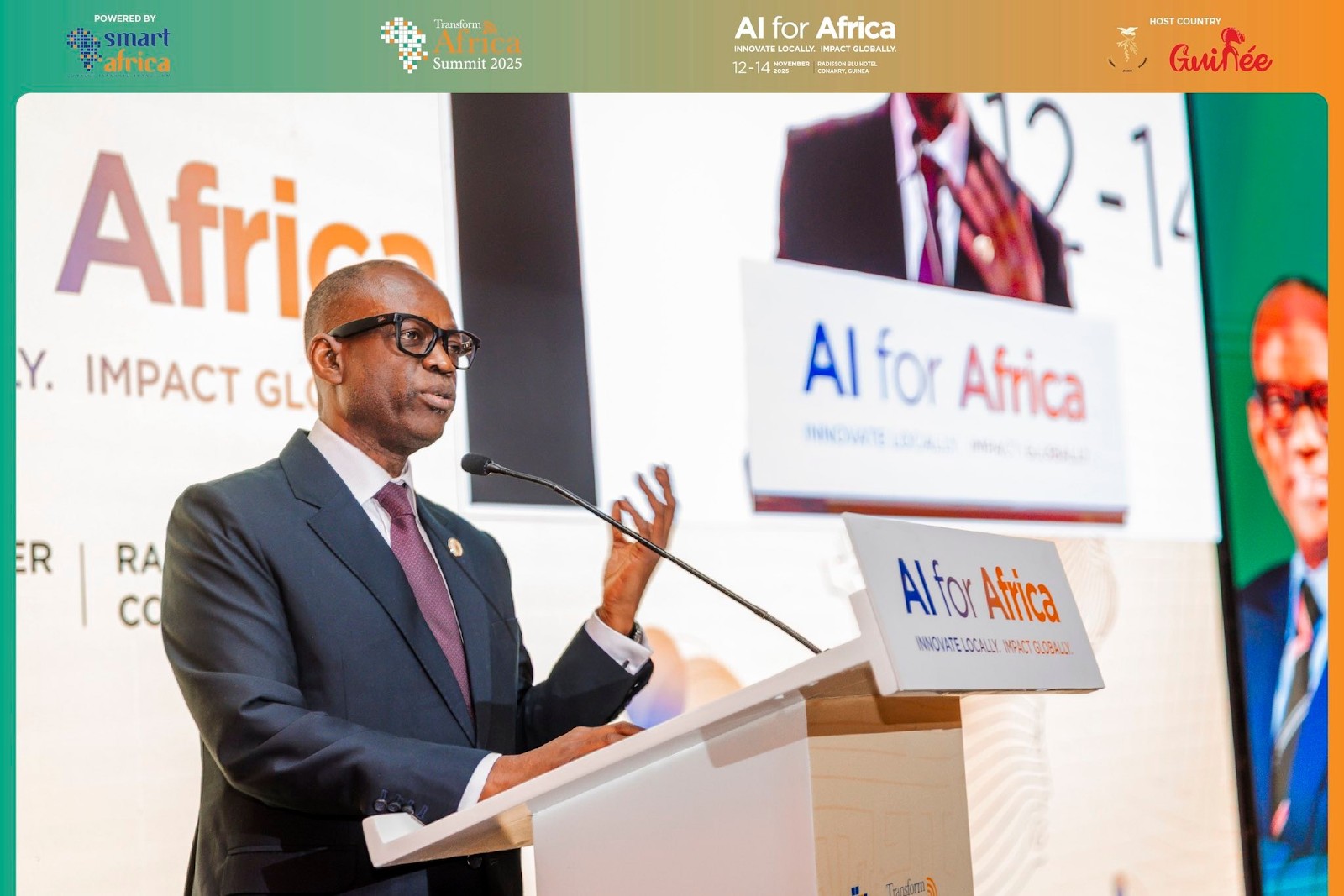 Lacina Koné, directeur général de Smart Africa, "l'IA peut percer le chemin de la prospérité numérique pour chaque citoyen"