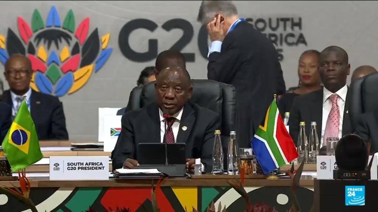 Le président Ramaphosa s'est félicité de la majorité écrasante qui s'est dégagée autour du projet de déclaration finale du G20 qu'a reçu son pays. 