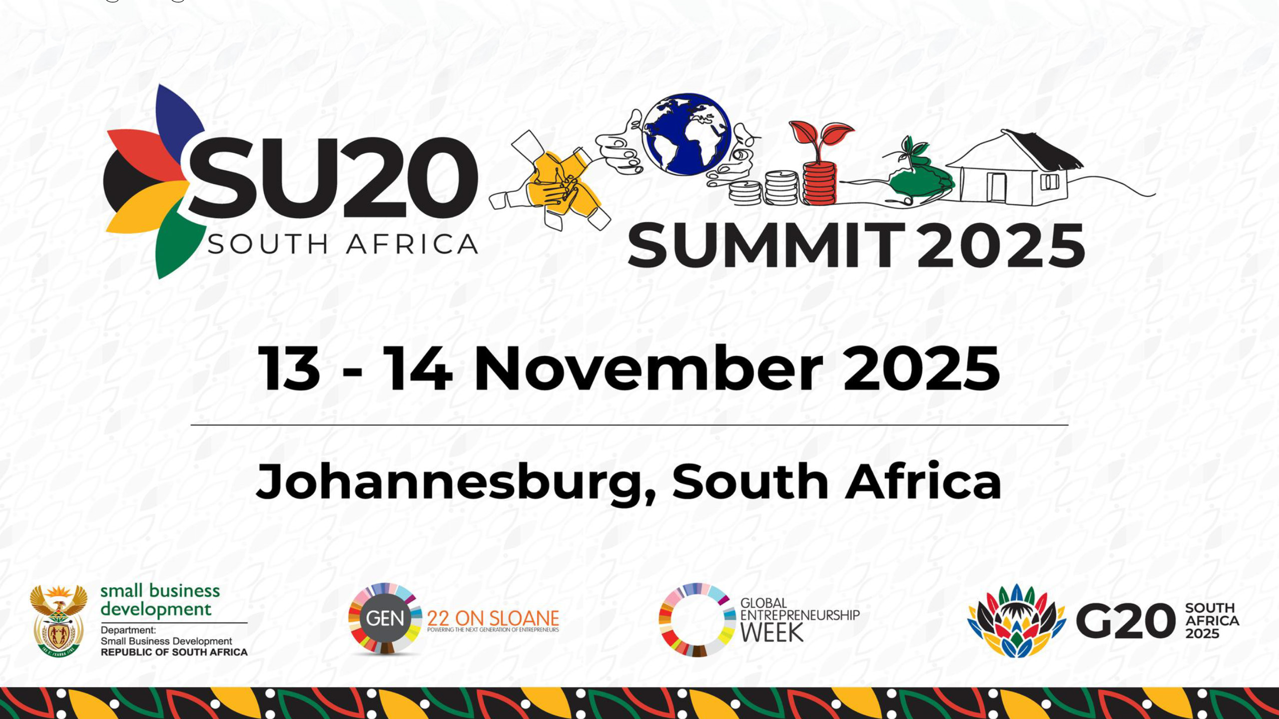 Le Startup Summit s'est tenu quelques jours avant le Sommet des dirigeants du G20 à Johannesburg. 